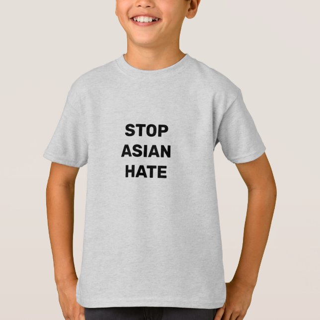 Stoppt Asiatisches Hass, T - Shirt (Vorderseite)