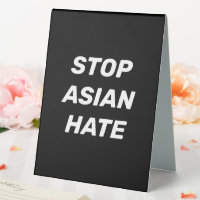 Stoppt das asiatische Hass, Schwarz-weiß