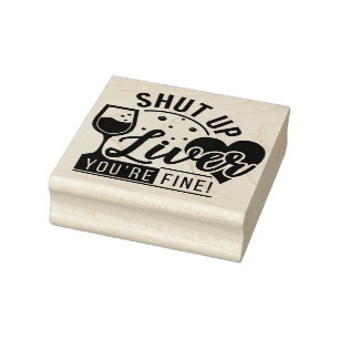 Stoppt das Livesatz Gummistempel