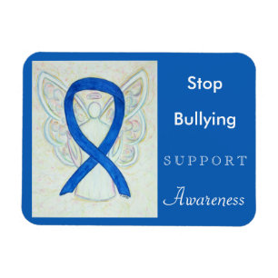 Stoppt das Schikanen der Sensibilität Ribbon Angel Magnet