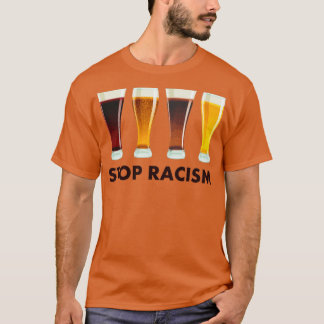 Stoppt den Alkoholrassismus Bienengleichheit T-Shirt