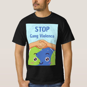 Stoppt den Gang-Gewalt-Handshake für den Frieden T-Shirt