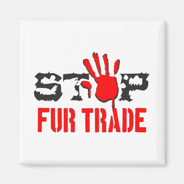 Stoppt den Handel Magnet (Vorne)