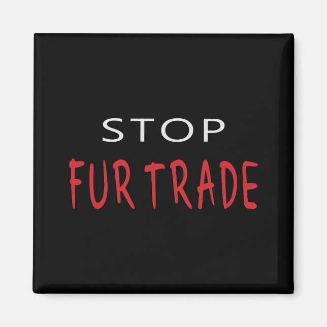 Stoppt den Handel Magnet (Vorne)