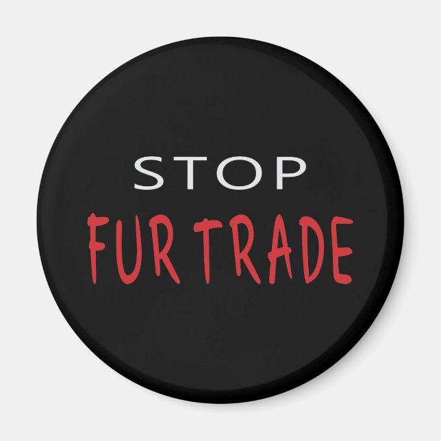Stoppt den Handel Magnet (Vorne)