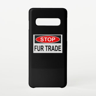 Stoppt den Handel Schild rot Samsung Galaxy S10 Hülle