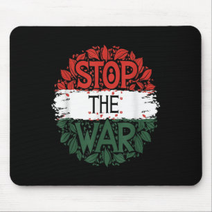 Stoppt den Krieg, den Krieg, das freie Palästina, Mousepad