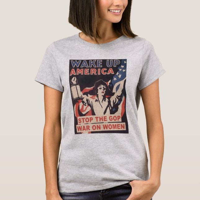 Stoppt den Krieg der Republikaner gegen Frauen T-Shirt (Vorderseite)