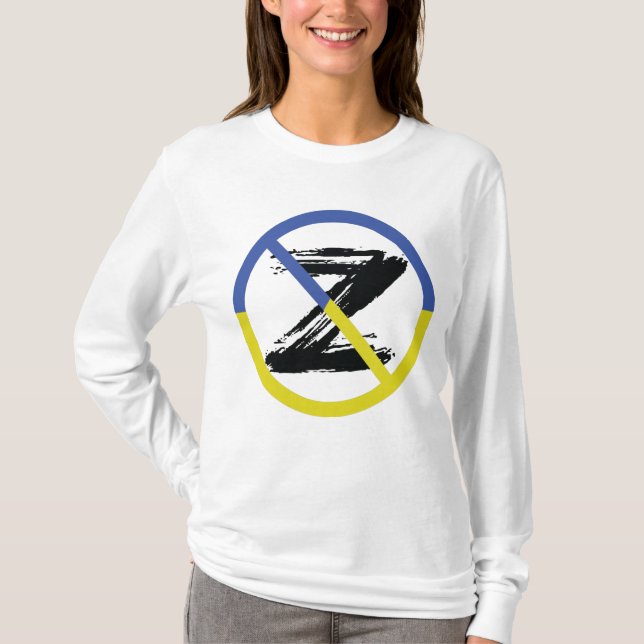 Stoppt den Krieg in der Ukraine Keuchhuhn T-Shirt (Vorderseite)