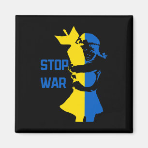 Stoppt den Krieg in der Ukraine Stoppt die Bombard Magnet