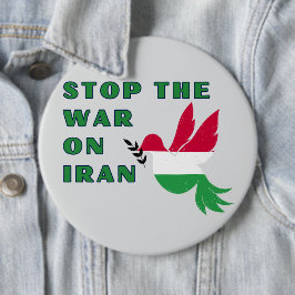 Stoppt den Krieg Knopf Button