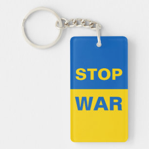 Stoppt den Krieg Ukraine Schlüsselanhänger