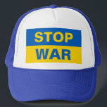 Stoppt den Krieg Ukraine Truckerkappe<br><div class="desc">Stoppt den Krieg Ukraine</div>