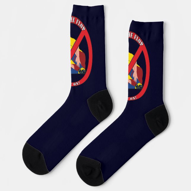 STOPPT DEN SCHLAPPE SOCKEN (Linkes Detail)
