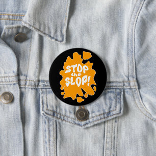 Stoppt den Schund Anti-AI-Statement Epischer Spruc Button