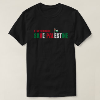 Stoppt den Völkermord Gerettet palästinensischer F T-Shirt