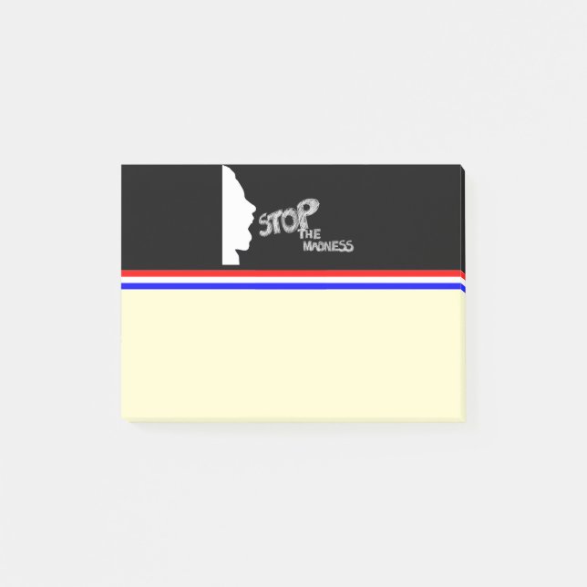 Stoppt den Wahnsinn Post-it Klebezettel (Vorderseite)
