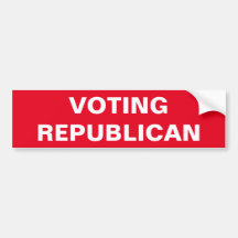 Stoppt die Abstimmung mit republikanischem Sticker