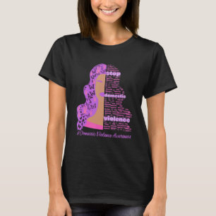 Stoppt die Gewalt Beenden Sie die stille häusliche T-Shirt