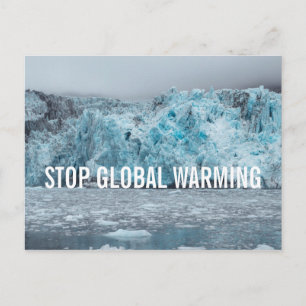 Stoppt die globale Erwärmung - Schmelzwasser   Pos Postkarte