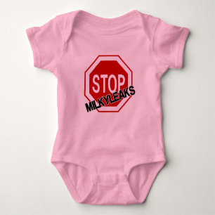 Stoppt die Lecks: MilkyLeaks Baby Strampler