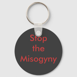 Stoppt die Misogynie Schlüsselanhänger