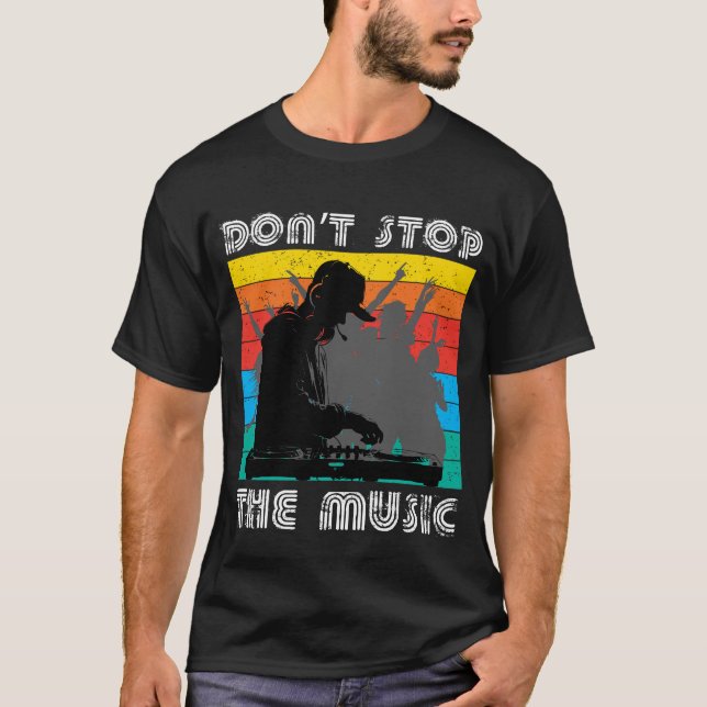 Stoppt die Musik nicht T-Shirt (Vorderseite)