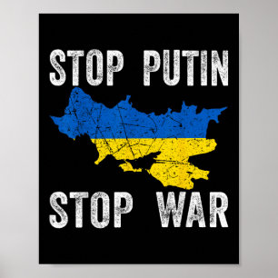 Stoppt die Tötung - Stoppt Russland - Stoppt den K Poster