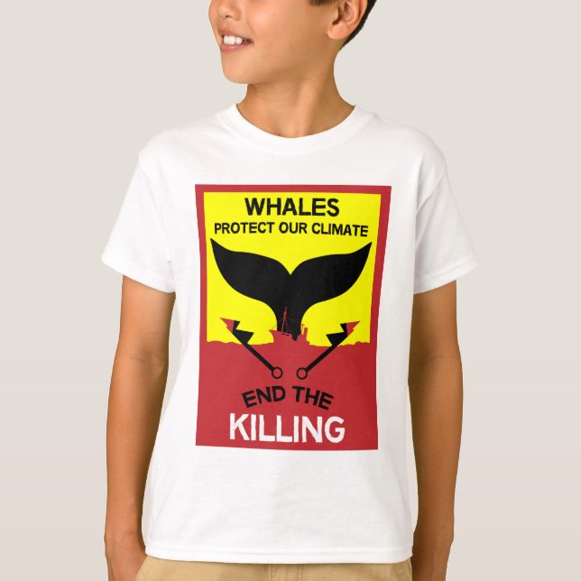 Stoppt die Waljagd | Verbot des Schutzes der Meere T-Shirt (Vorderseite)