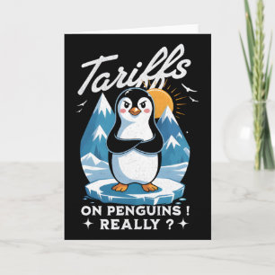 Stoppt die Zölle Anti-trump Fafo Widerstehen Pingu Karte