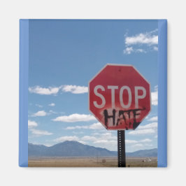 Stoppt Hass Square Magnet