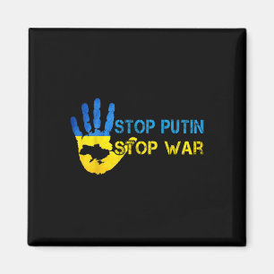 Stoppt Putin Stoppt den Krieg Unterstützt die Ukra Magnet