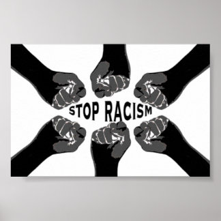 Stoppt Rassismus Poster