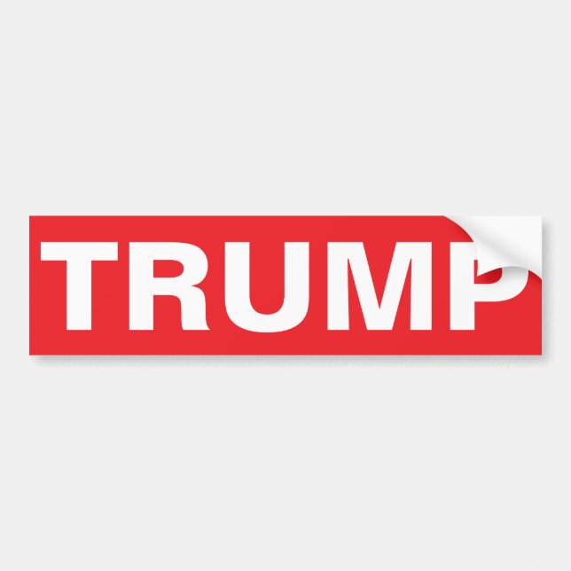 STOPPT TRUMP AUTOAUFKLEBER (Vorne)