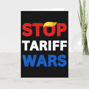 Stoppt Trump Stoppt Handelskriege Stoppt Tarifkrie Karte