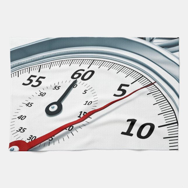 Stoppuhr Handtuch (Horizontal)