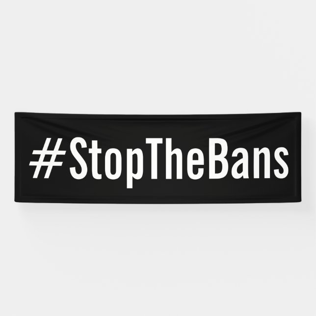 #StopTheBans Pro-Choice-März Banner (Horizontal)