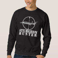 Stör-Jäger-Crew-Hals-Strickjacke DUNKELHEIT