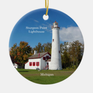 Stör-Punkt-Leuchtturmkreisverzierung Keramik Ornament