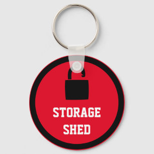 Storage Red Shed Schlüsselanhänger