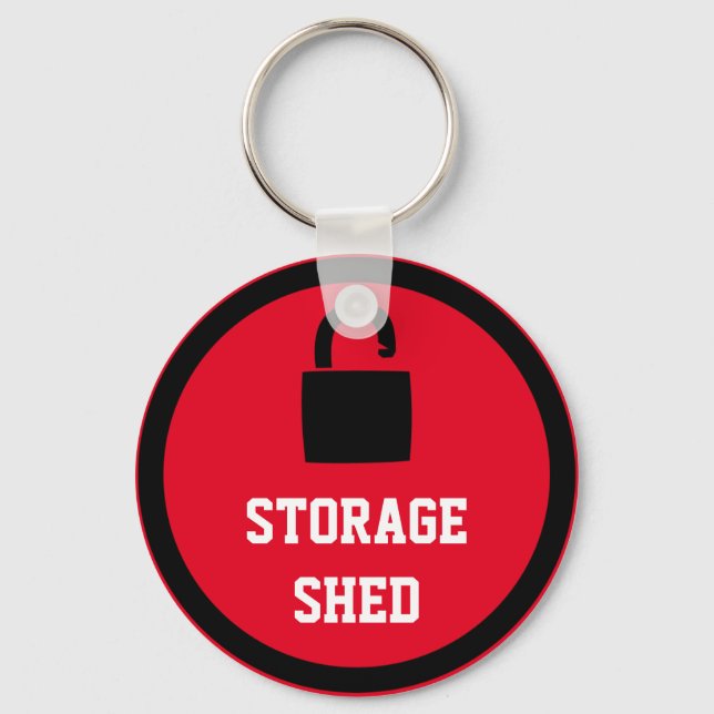 Storage Red Shed Schlüsselanhänger (Vorderseite)
