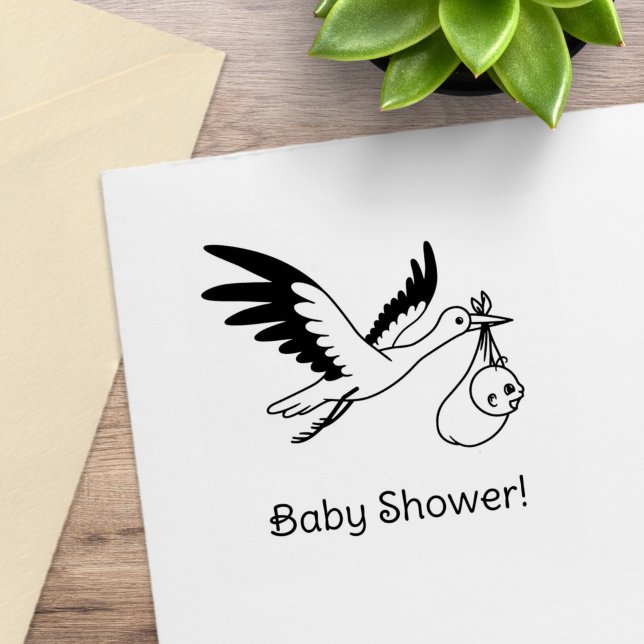 Storch Carry Bundle Baby Dusche Gummistempel (Von Creator hochgeladen)