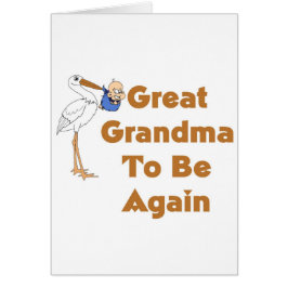 Storch-große Großmutter, zum wieder zu sein