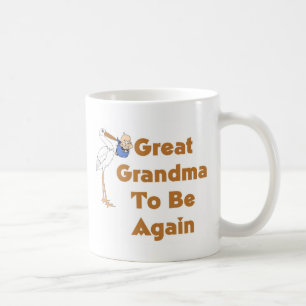 Storch-große Großmutter, zum wieder zu sein Kaffeetasse