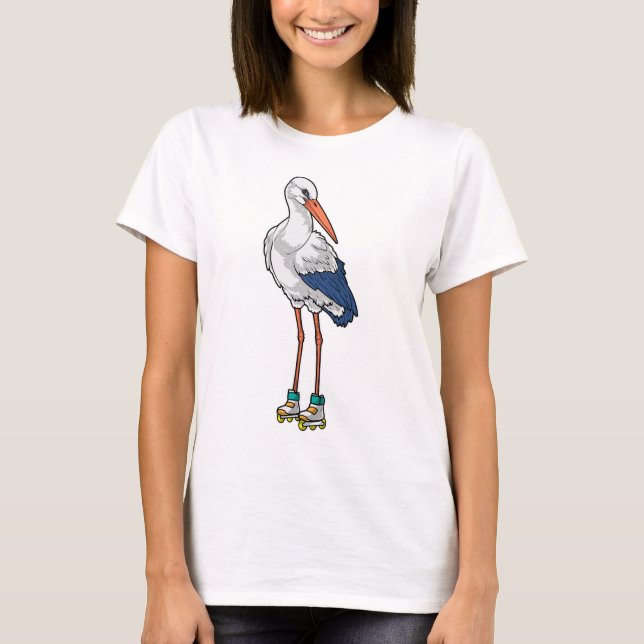 Storch Inline-Skating Inline-Skates Sport T-Shirt (Vorderseite)