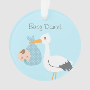 Storch liefert niedlichen ornament