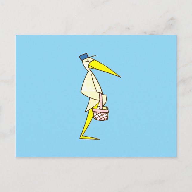 Storch Merchandise Postkarte (Vorderseite)