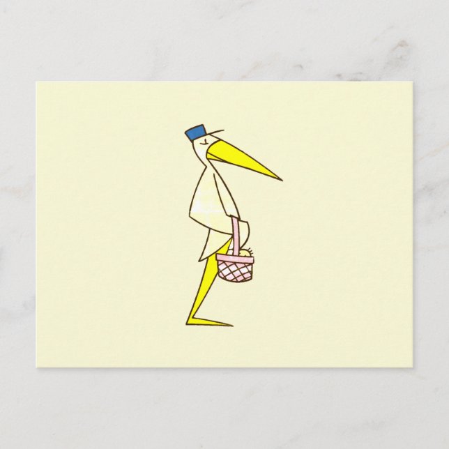 Storch Merchandise Postkarte (Vorderseite)
