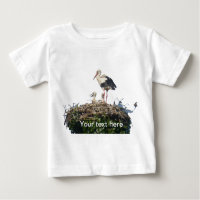 Storch mit Young Baby T - Shirt