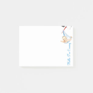 Storch trägt ein Baby Funny Post-it® Notes Post-it Klebezettel